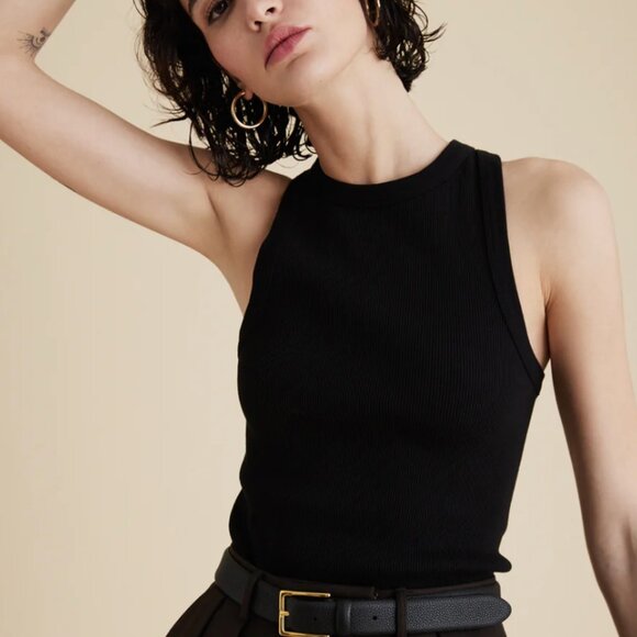 SOLD OUT NYC The Not So Basic Tank in Black Medium $85 - Picture 1 of 9